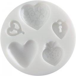 Silicone mould 115 coeurs | Cernit