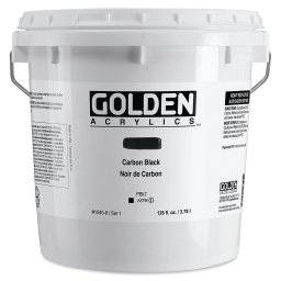 Gallion acrylverf carbon black | Golden