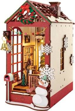 Booknook christmas indoor scene | Robotime