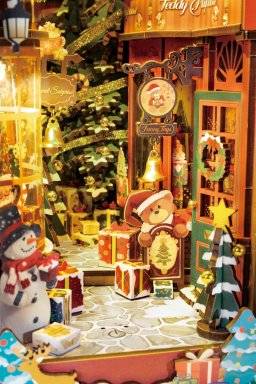 Booknook christmas street | Robotime 