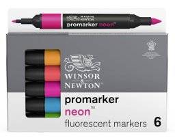 Promarker set 6st neon | Winsor & newton