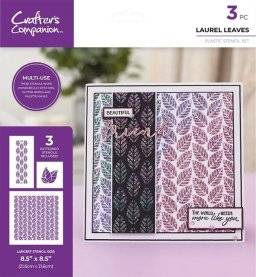 Sjabloonset laurel leaves | Crafters companion