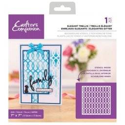 Sjabloon elegant trellis | Crafters companion