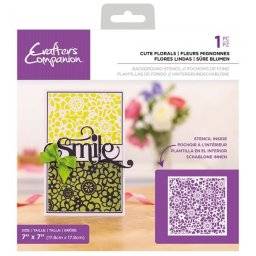 Sjabloon cute florals | Crafters companion