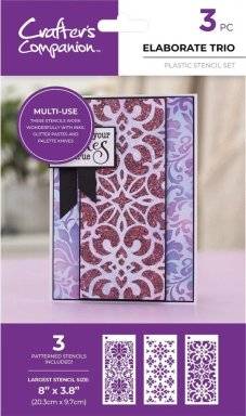 Sjabloon elaborate trio | Crafters companion