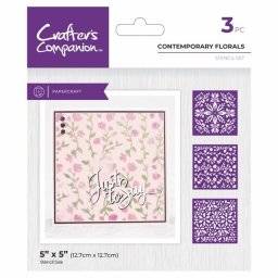 Sjabloonset contemporary florals | Crafters companion