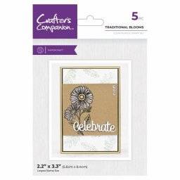 Clearstamp traditional blooms | Crafters companion