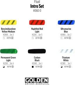 Fluid intro set 6x30ml | Golden 