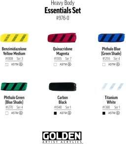 Heavy body set essentials 6x59ml | Golden