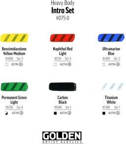 Heavy body intro set 6x22ml | Golden