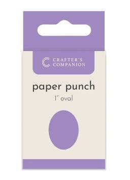 Paper punch oval 1'' | Crafters companion 