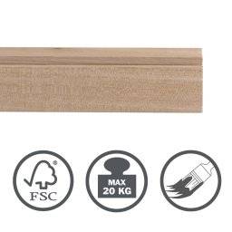 Houten rail riva 120cm | Stas