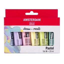 Amsterdam acryl 6x20ml pastel | Talens