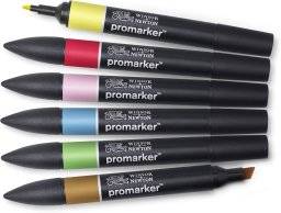 Promarkerset 6st mid tones | Winsor & newton 