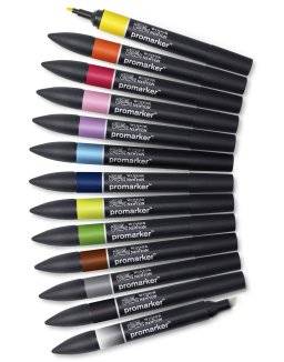 Promarkerset 12st set 1 | Winsor & newton