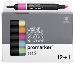 Promarkerset 12st set 2 | Winsor & newton