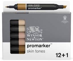 Promarkerset 12+1 skin tones | Winsor & newton