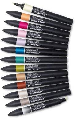 Promarkerset 12+1 manga romance | Winsor & newton