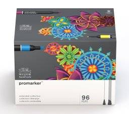 Promarkerset 96 kleuren | Winsor & newton