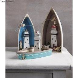 Set houten vissersboot 64656505 | Rayher