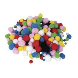 Pompons assorti 250st  76016999 | Rayher