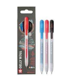 Gellyroll set 3st metallic MET3A | Sakura