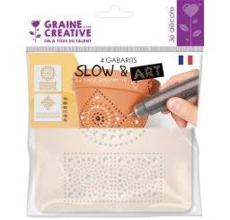 Slow&art stipsjabloon 616388 | Graine creative 
