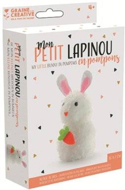 Pompon knutselset konijn 440022 | Graine creative
