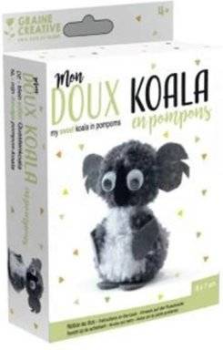 Pompon knutselset koala 440027 | Graine creative 