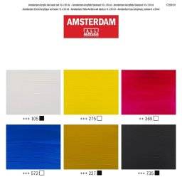 Amsterdam acrylinkt basicset 6st | Talens