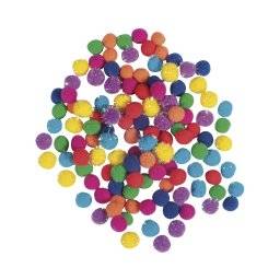 Mini pompon mix bont 75444990 | Rayher