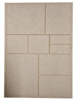 Mdf scrap tile art 10 vaks 0817