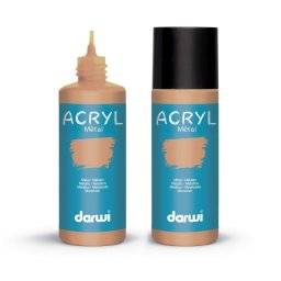 Acrylverf metallic 80ml | Darwi