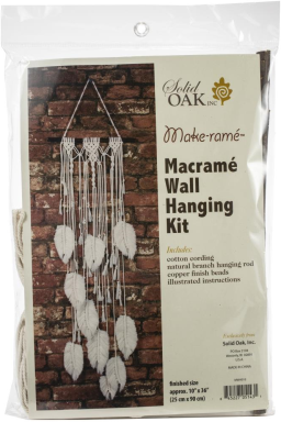 Macrame kit muurhanger 010 | Solid oak