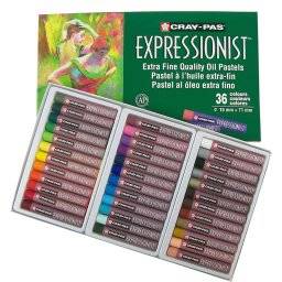 Oil pastels expressionist 36st | Sakura