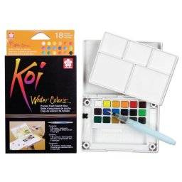 Koi watercolor box 18 napjes | Sakura
