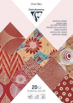 Craft papers rouge A4 95090 | Clairefontaine