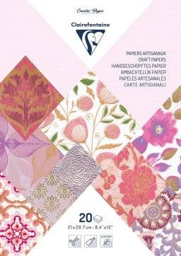 Craft papers roze A4 95093 | Clairefontaine