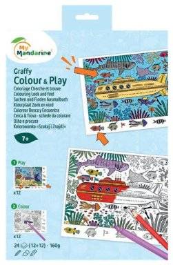 Colour & play kleurboek GY166C | Clairefontaine