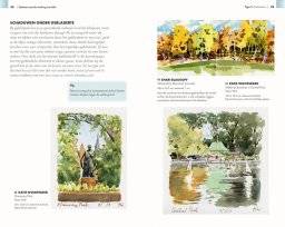 Urbansketching werking van licht | Librero