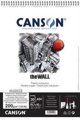 The wall 220gr blok A3 29.7x42cm | Canson