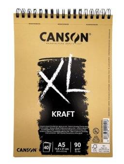 Schetsblok XL kraft A5 14.8x21cm | Canson 