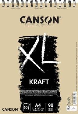 Schetsblok XL kraft A4 21x27.9cm | Canson