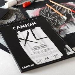 Schetsblok XL noir A5 14.8x21cm | Canson 