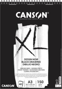 Schetsblok XL noir A3 29.7x42cm | Canson