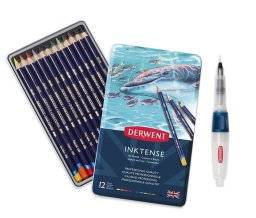 Inktens potloden blik 12 + brush | Derwent