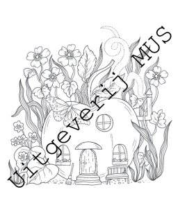 Kleurboek sprookjes wereld | Mus creatief
