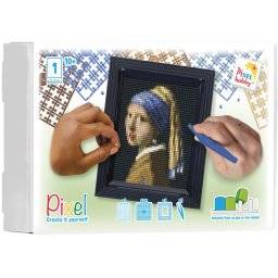 Giftpack meisje met parel 31502 | Pixel hobby