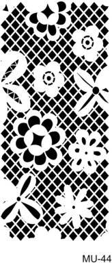 Sjabloon bloemrooster mu44 | Cadence