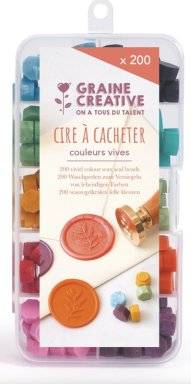 Wax beads vived colours 518403 | Graine creative 